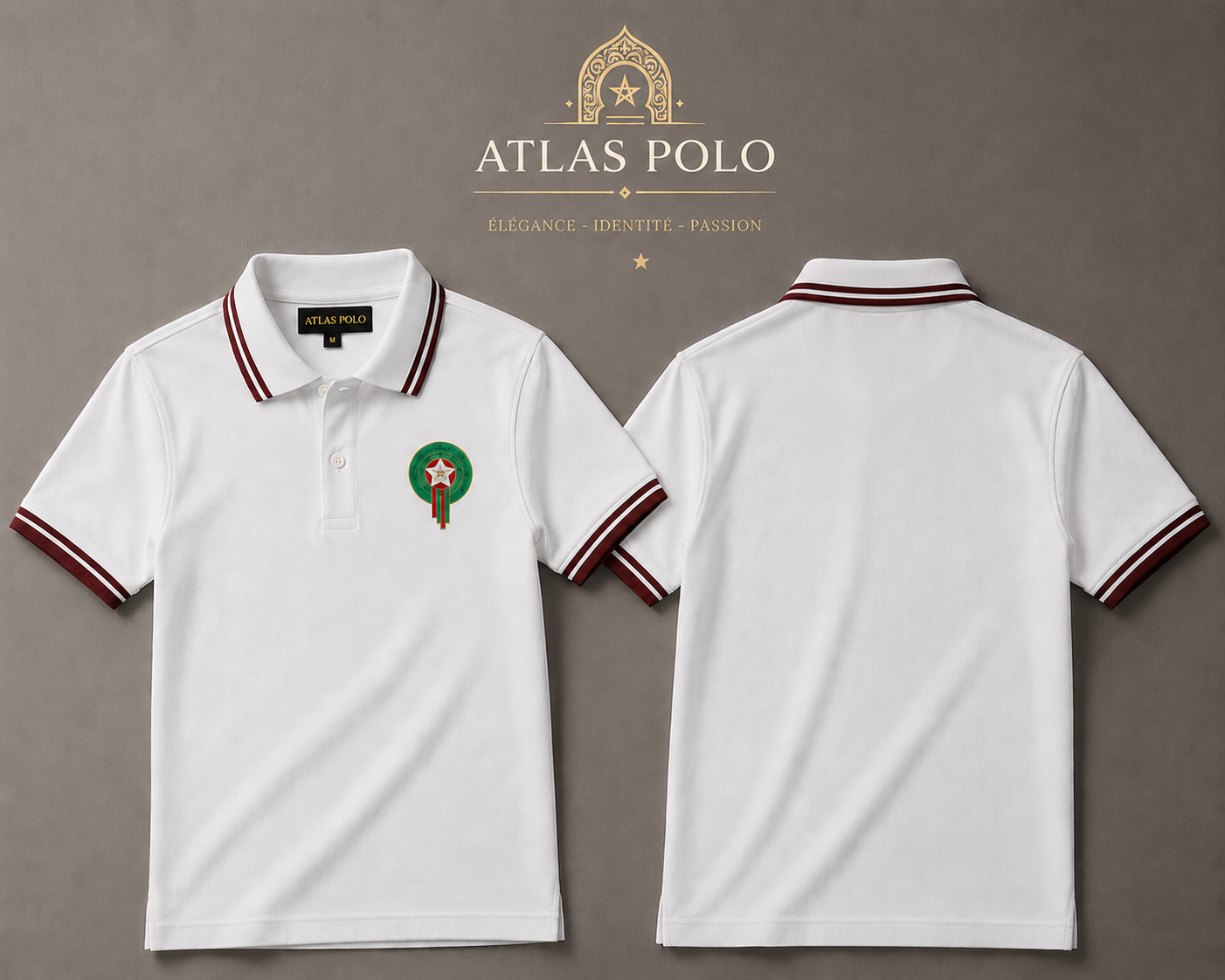 Atlas Polo – Éclat du Maroc - Homme