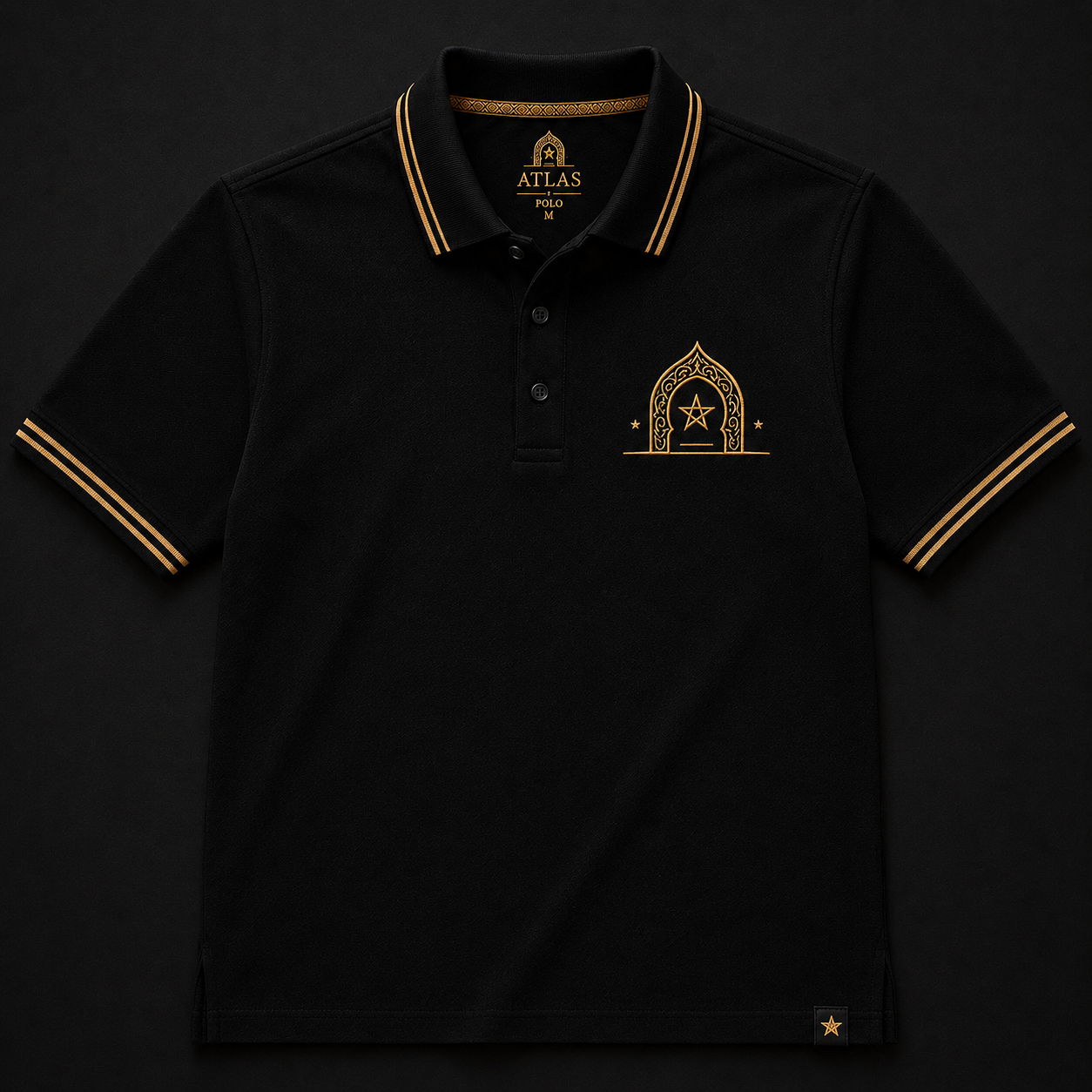 Atlas Polo – Royal Black